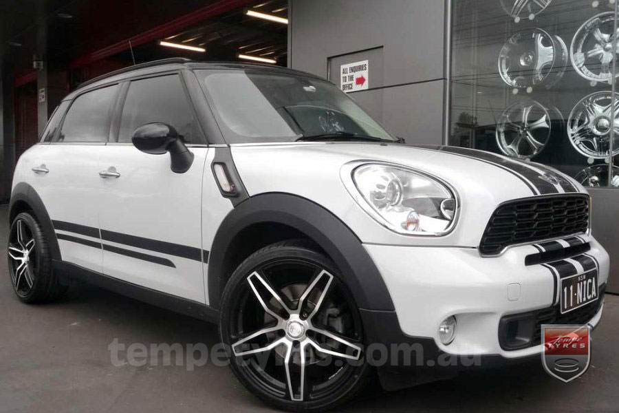 19x8.5 Lenso Conquista 4 CQ4 on MINI COOPER