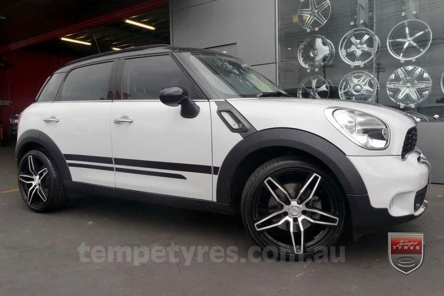 19x8.5 Lenso Conquista 4 CQ4 on MINI COOPER