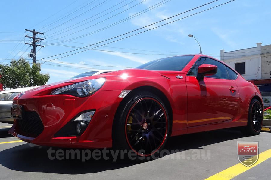 19x8.5 Lenso Type-M MBRG on TOYOTA 86