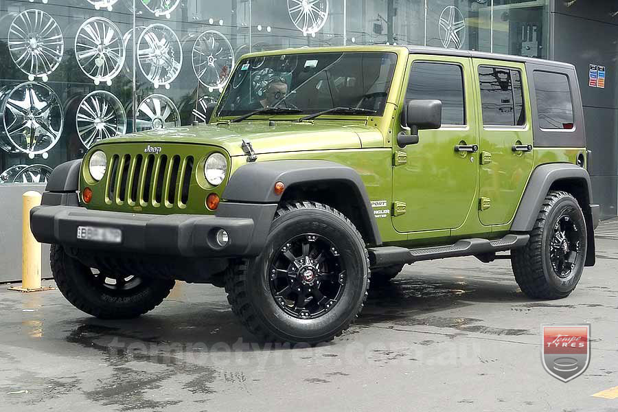 17x9.0 Ballistic Morax on JEEP WRANGLER