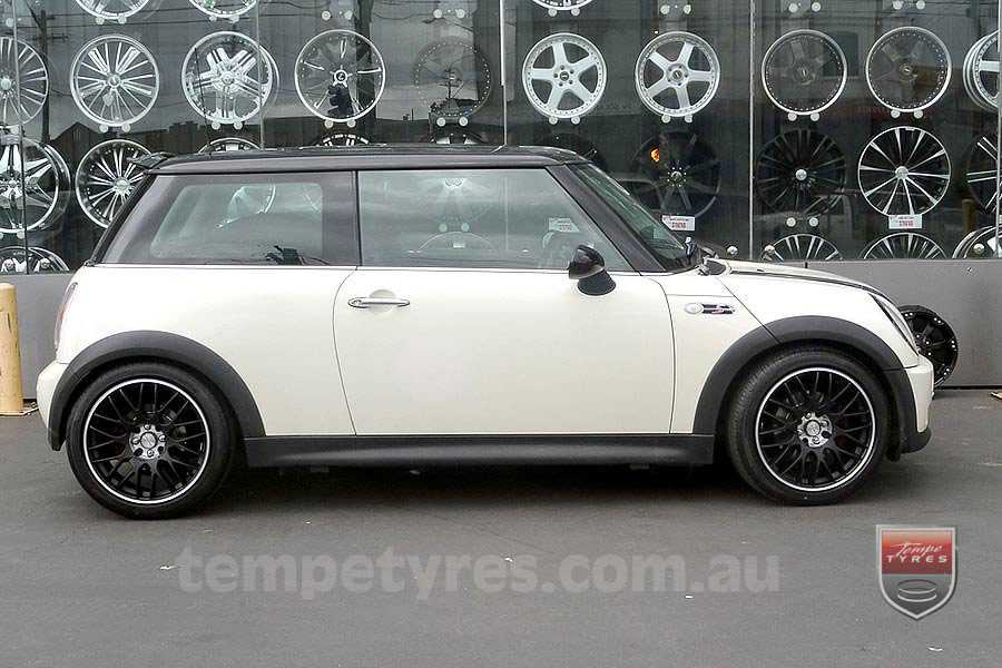 17x7.0 Lenso Type-M - MBJ on MINI COOPER