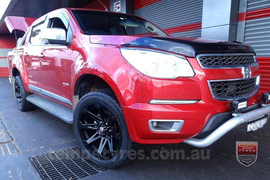 20x9.0 Ballistic Jester on HOLDEN COLORADO