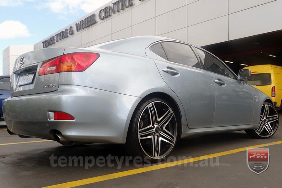 20x8.5 Menzari Z12 on LEXUS IS