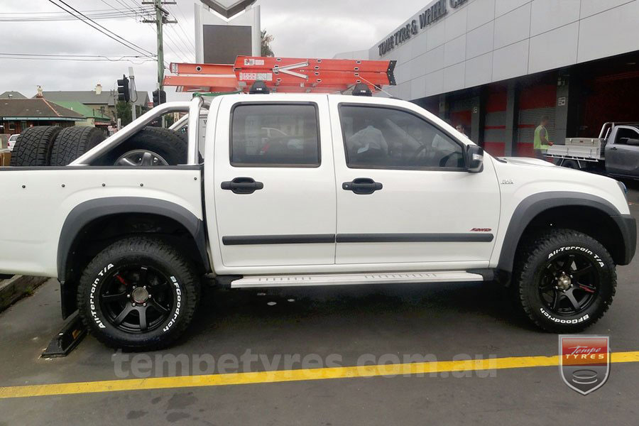 17x8.0 Lenso RT-Concave on HOLDEN RODEO