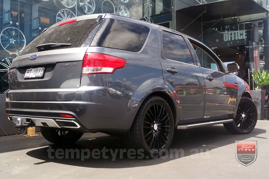 20x8.5 Lenso Como Black on FORD TERRITORY