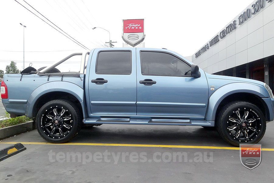 20x9.0 Ballistic Scythe Millworks on HOLDEN RODEO