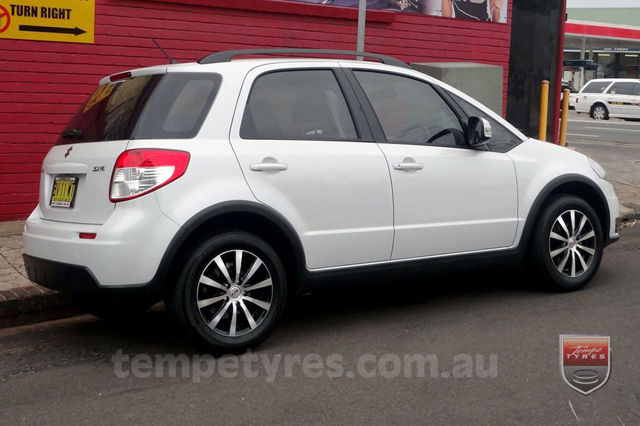 16x6.5 Platin Wheels 0483 on SUZUKI SX4