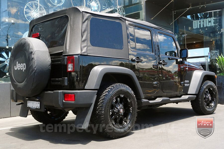 17x9.0 Ballistic Morax on JEEP WRANGLER