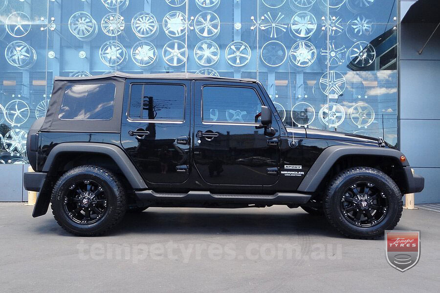 17x9.0 Ballistic Morax on JEEP WRANGLER