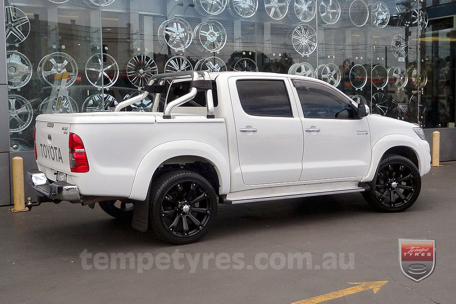 22x9.5 Lenso Intimidator 6 MB IM6 on TOYOTA HILUX SR5