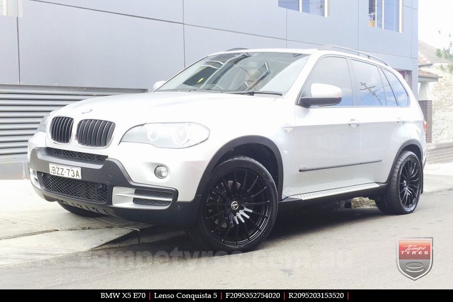 20x8.5 20x9.5 Lenso Conquista 5 SB CQ5 on BMW X5