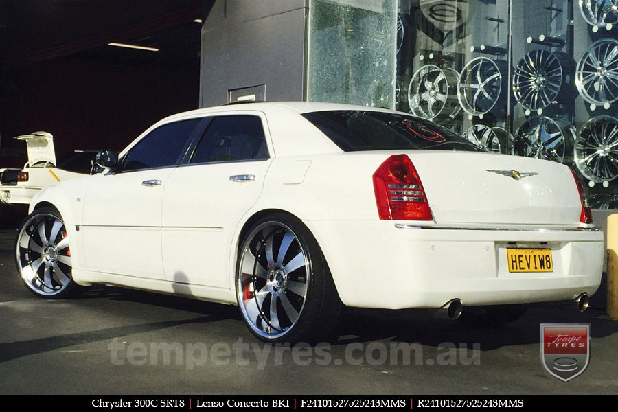 24x10 Lenso Concerto - BKI on CHRYSLER 300C