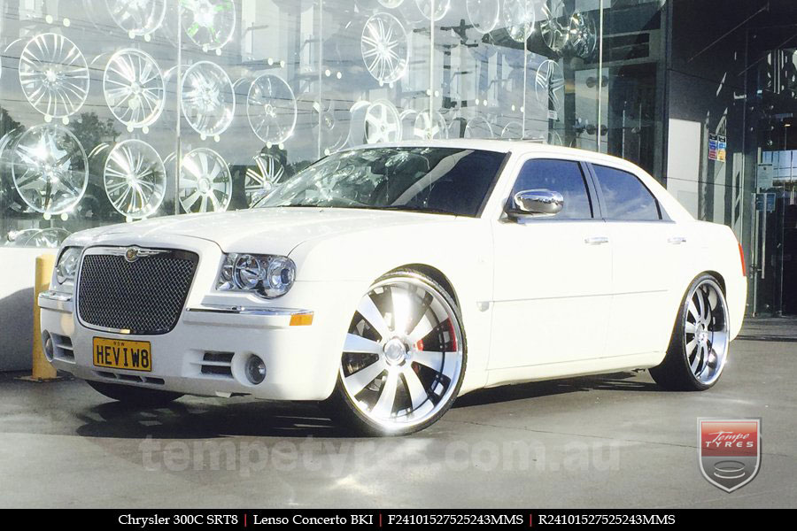 24x10 Lenso Concerto - BKI on CHRYSLER 300C