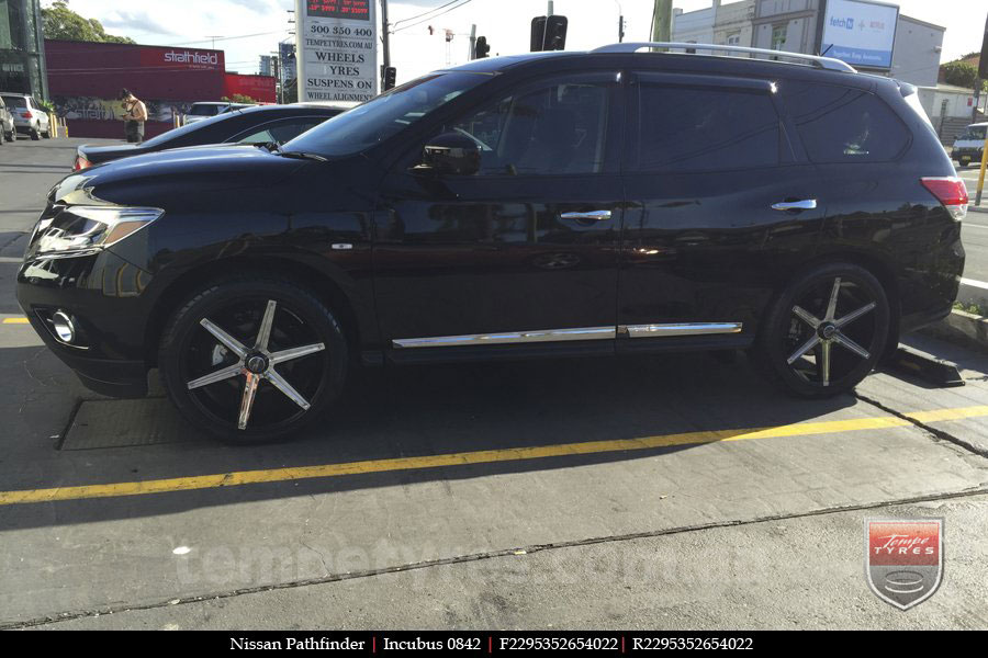 22x9.5 Incubus 842 on NISSAN PATHFINDER