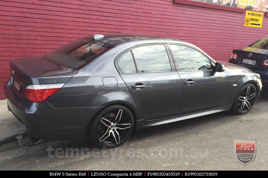 19x8.5 Lenso Conquista 4 CQ4 on BMW 5 SERIES