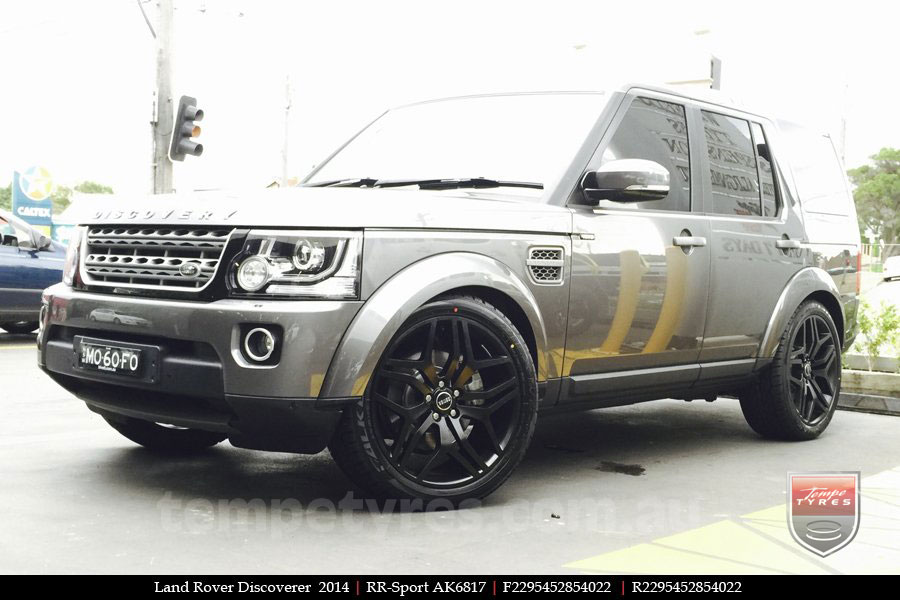 22x9.5 RRSPORT Matte Black on LAND ROVER DISCOVERY