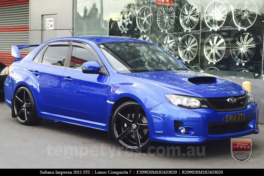 20x9.0 20x10.5 Lenso Conquista 7 MKS CQ7 on SUBARU IMPREZA