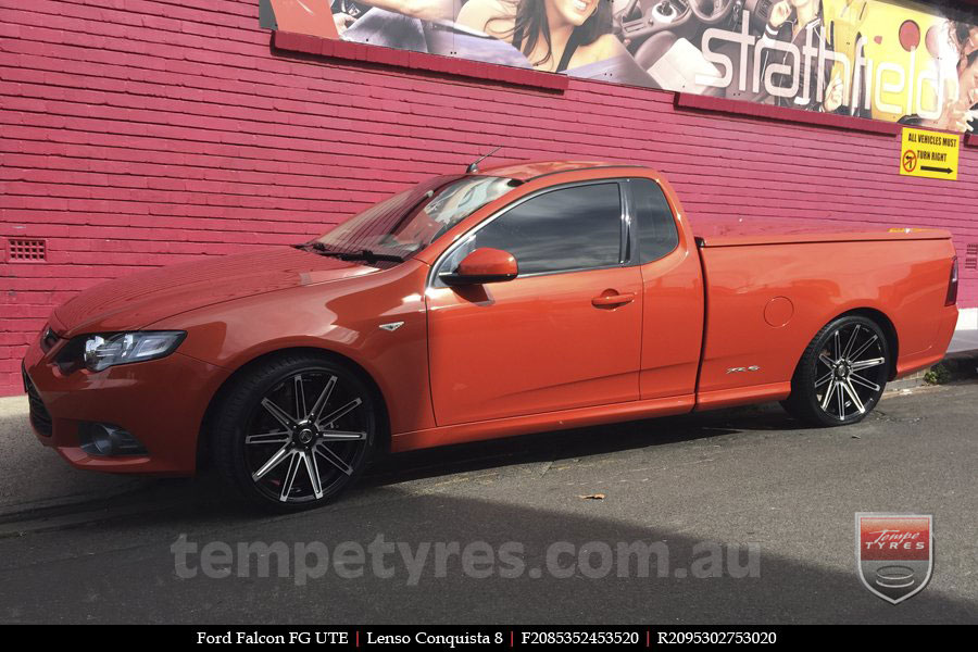 20x8.5 20x9.5 Lenso Conquista 8 CQ8 on FORD FALCON