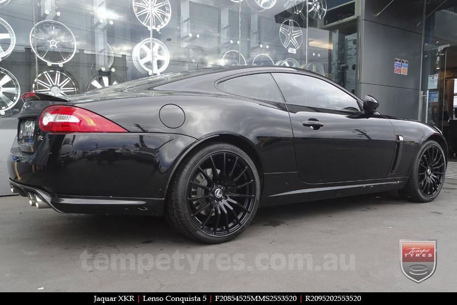 20x8.5 20x9.5 Lenso Conquista 5 SB CQ5 on JAGUAR XKR