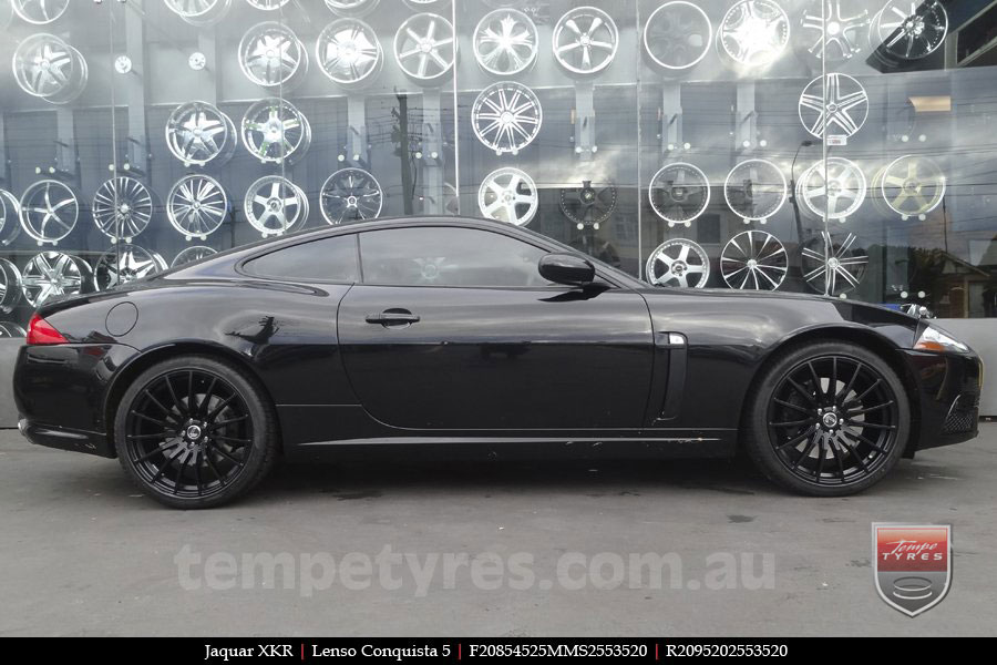 20x8.5 20x9.5 Lenso Conquista 5 SB CQ5 on JAGUAR XKR