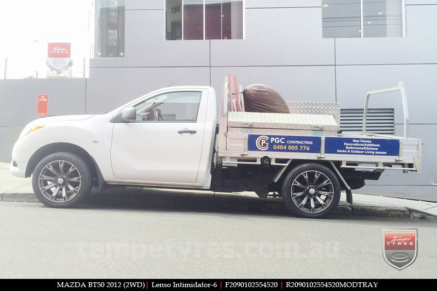 20x9.0 Lenso Intimidator 6 DFS IM6 on MAZDA BT50