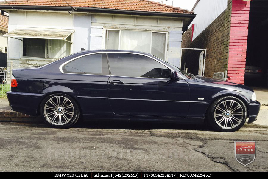 17x8.0 E92M3 on BMW 3 SERIES