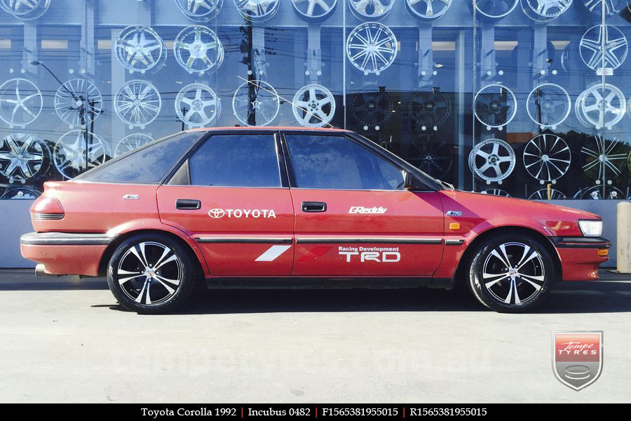 15x6.5 Platin Wheels 0482 on TOYOTA COROLLA