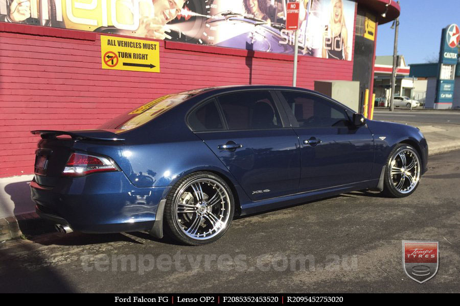 20x8.5 20x9.5 Lenso OP2 on FORD FALCON