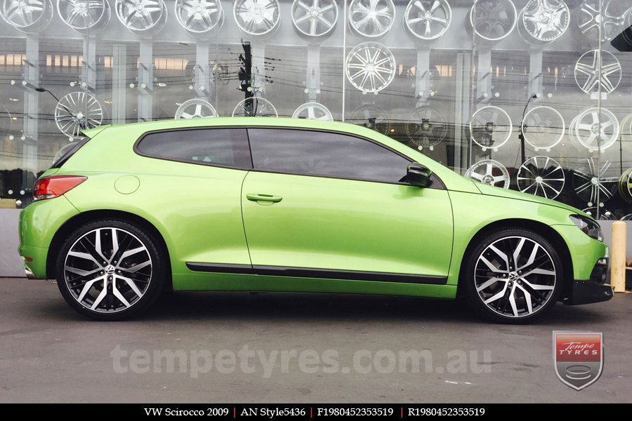 18x8.0 AN Style5436 on VW SCIROCCO