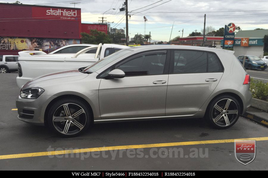 18x8.0 AN Style5466  on VW GOLF