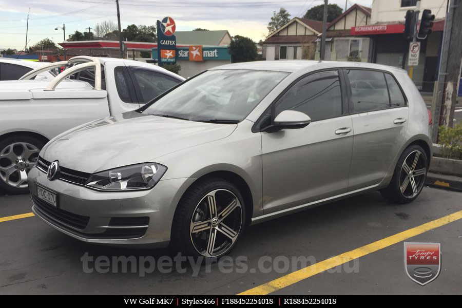 18x8.0 AN Style5466  on VW GOLF