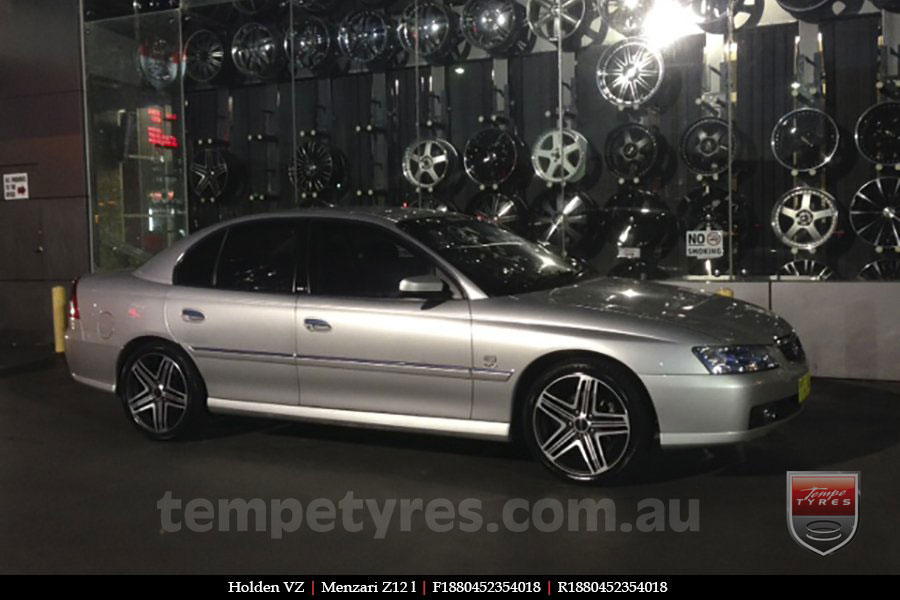 18x8.0 Menzari Z12 on HOLDEN COMMODORE 