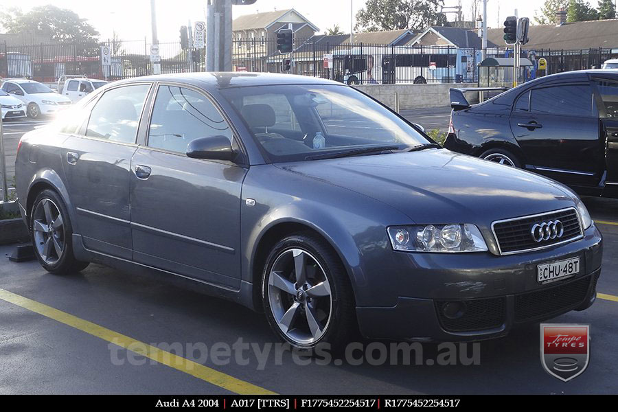 17x7.5 TTRS on AUDI A4