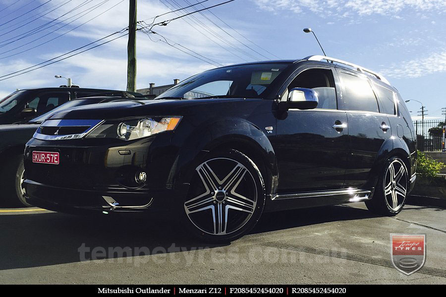 20x8.5 Menzari Z12 on MITSUBISHI OUTLANDER