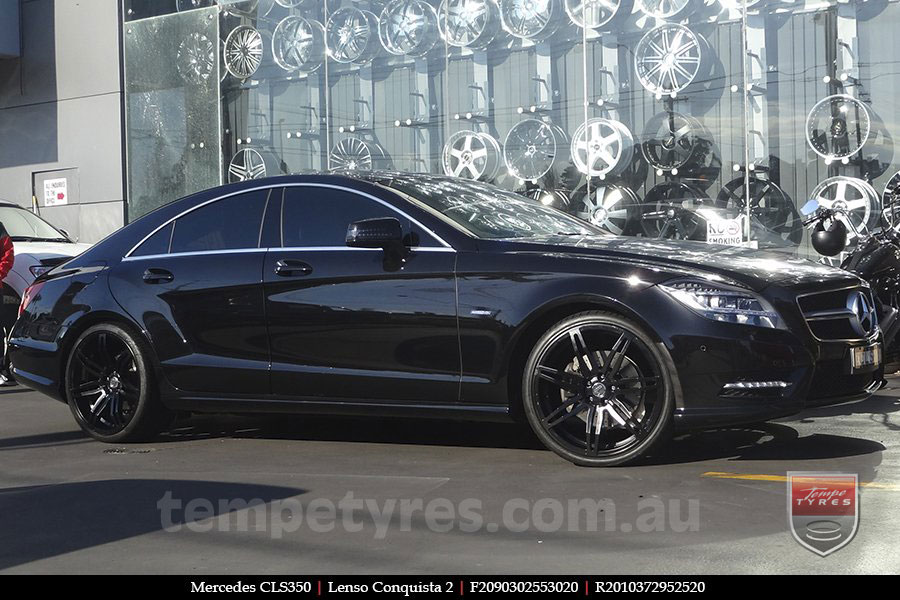 20x9.0 20x10 Lenso Conquista 2 SB CQ2 on MERCEDES CLS-Class