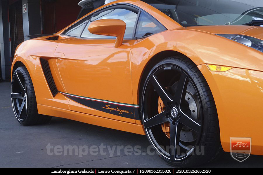 20x9.0 20x10.5 Lenso Conquista 7 MKS CQ7 on LAMBORGHINI GALLARDO