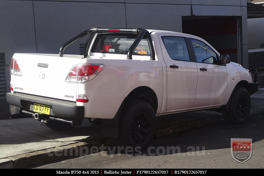 17x9.0 Ballistic Jester on MAZDA BT50