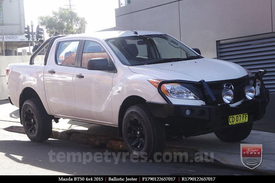 17x9.0 Ballistic Jester on MAZDA BT50