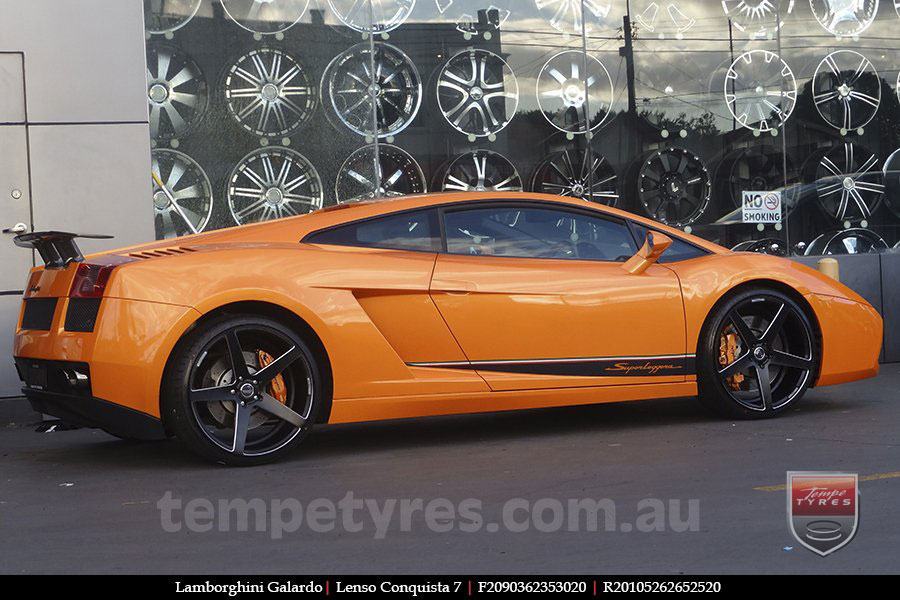 20x9.0 20x10.5 Lenso Conquista 7 MKS CQ7 on LAMBORGHINI GALLARDO