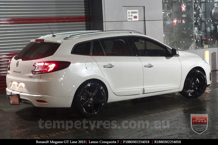 18x9.0 Lenso Conquista 7 BKS CQ7 on RENAULT MEGANE