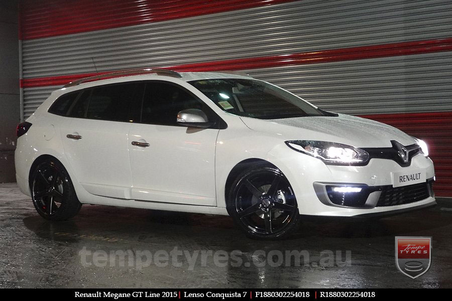 18x9.0 Lenso Conquista 7 BKS CQ7 on RENAULT MEGANE