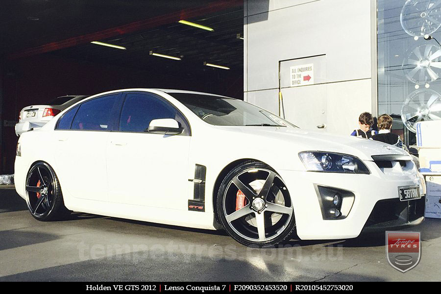 20x9.0 20x10.5 Lenso Conquista 7 MKS CQ7 on HOLDEN COMMODORE VE