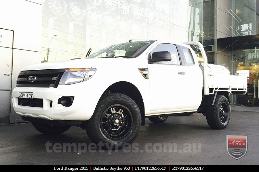 17x9.0 Ballistic Scythe on FORD RANGER