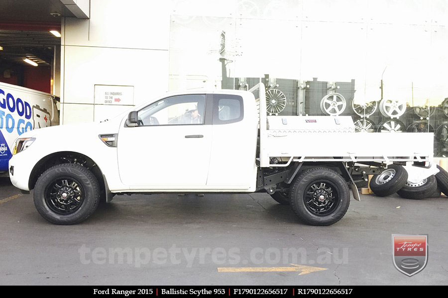 17x9.0 Ballistic Scythe on FORD RANGER