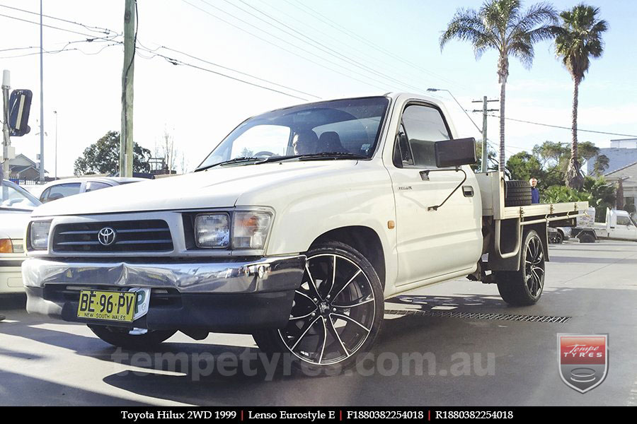 18x8.0 Lenso Eurostyle E ESE on TOYOTA HILUX