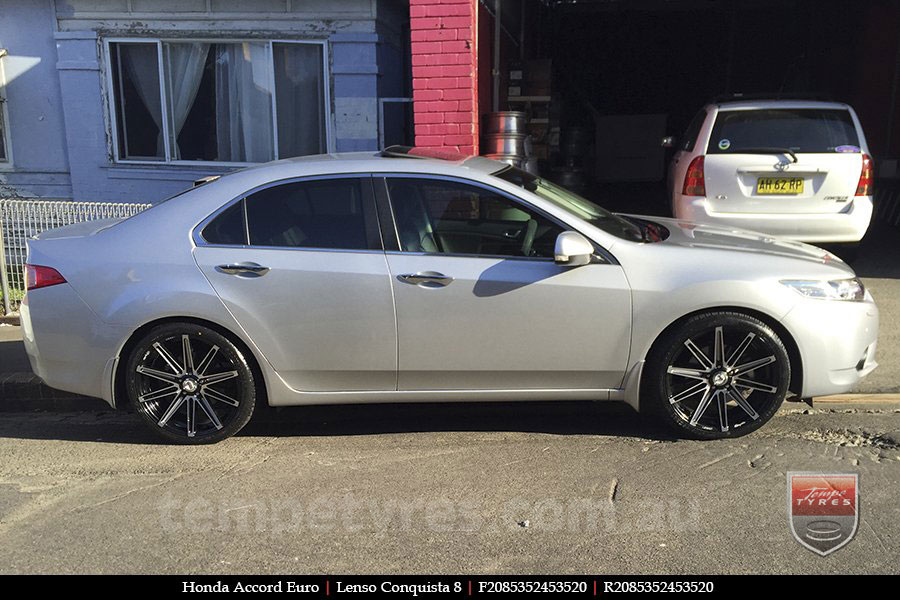 20x8.5 20x9.5 Lenso Conquista 8 CQ8 on HONDA ACCORD