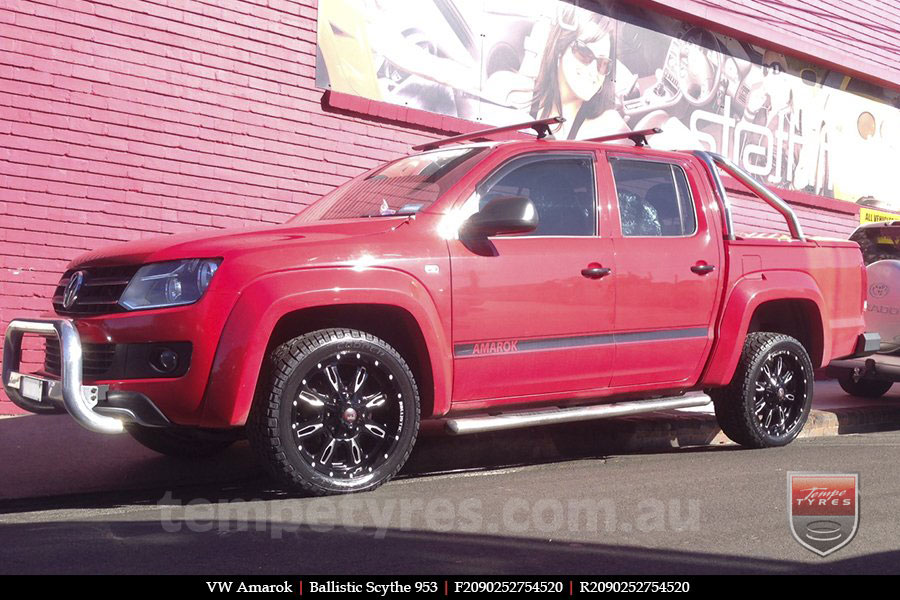 20x9.0 Ballistic Scythe Millworks on VW AMAROK