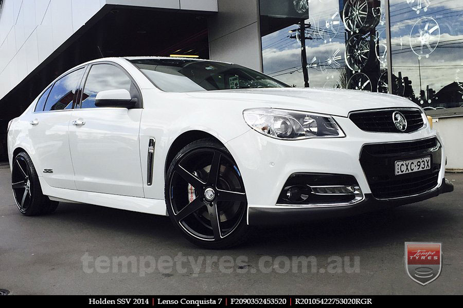 20x9.0 20x10.5 Lenso Conquista 7 MKS CQ7 on HOLDEN COMMODORE VF