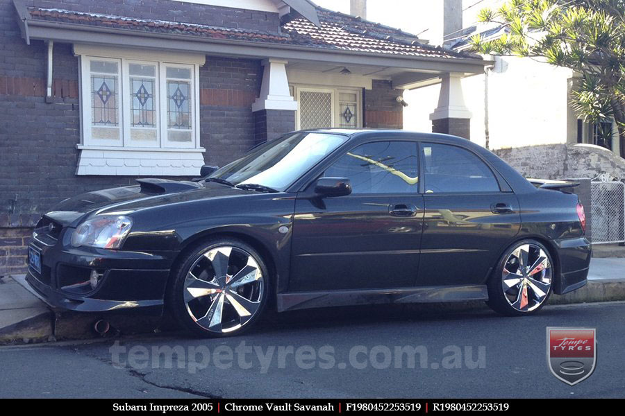 17x6.5 Vault Crystal on SUBARU IMPREZA