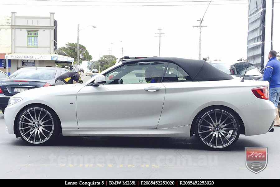 20x8.5 20x9.5 Lenso Conquista 5 CQ5 on BMW M235i